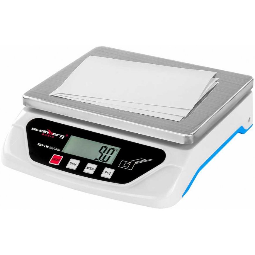 Virtuvinės svarstyklės Steinberg Systems Pašto svarstyklės siuntiniams ir laiškams SBS-LW-25/1000 iki 25kg / 1g – 3
