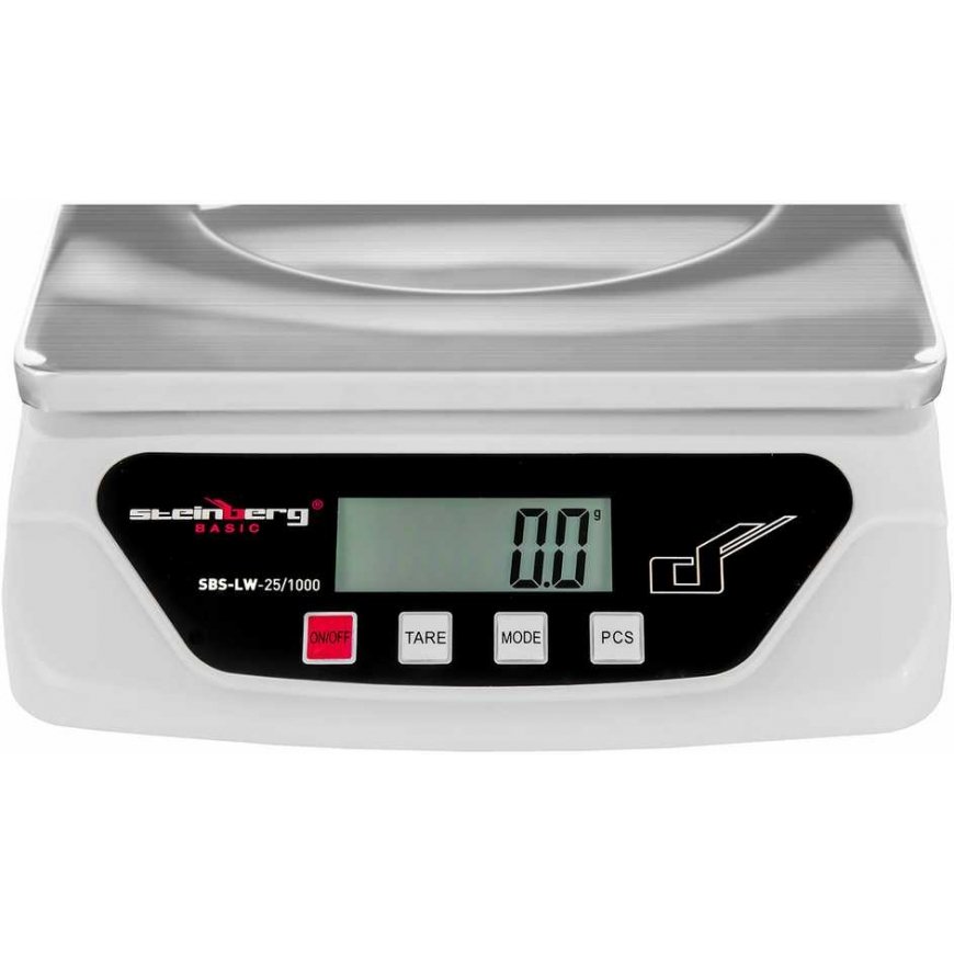 Virtuvinės svarstyklės Steinberg Systems Pašto svarstyklės siuntiniams ir laiškams SBS-LW-25/1000 iki 25kg / 1g – 4