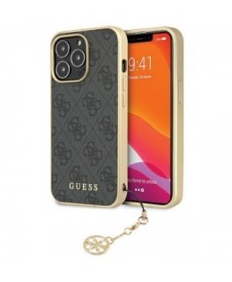 Guess GUHCP14LGF4GGR iPhone 14 Pro 6,1" szary|grey hardcase 4G C
