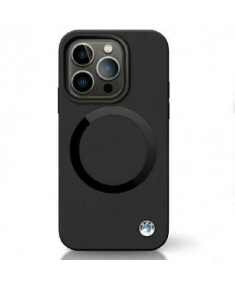 BMW BMHMP14SSILBK2 Back Case for Apple iPhone 13 / 14 / 15