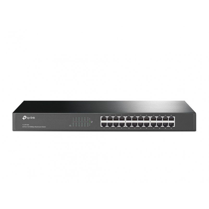 TP-Link TL-SF1024 Неуправляемый Fast Ethernet (10/100) 1U Серый