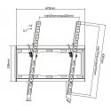 Cabletech Wall mount tiltable TV 32-55" (max. 35kg) Cabletech Wall mount tiltable TV 32-55" (max. 35kg)
