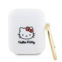 Hello Kitty HKA23DKHSH Airpods 1|2 cover biały|white Silicone 3D