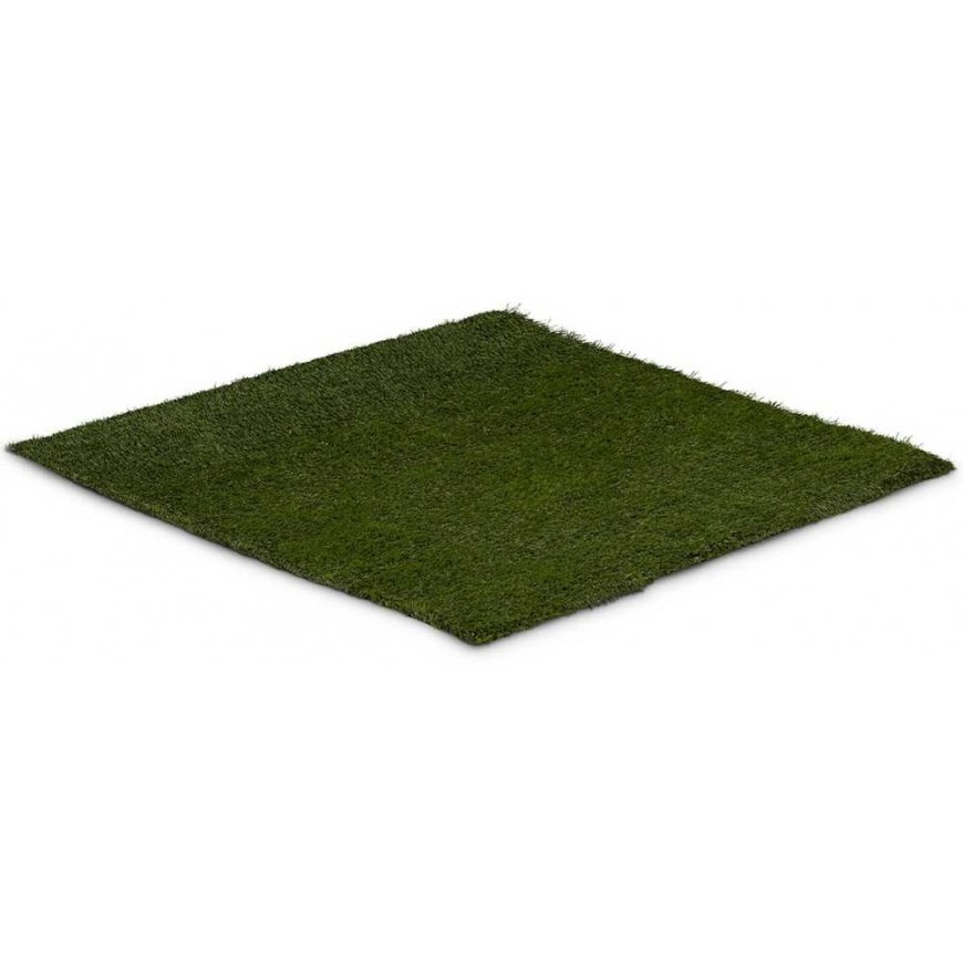 Hillvert Dirbtinė žolė terasai, balkonui, minkšta 30 mm 20/10 cm 100 x 100 cm – 2