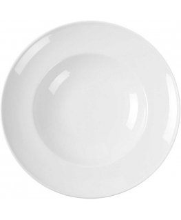 Talerz do macaroni spaghetti OPTIMA white porcelain śr. 260mm set 6szt. - Hendi 770948