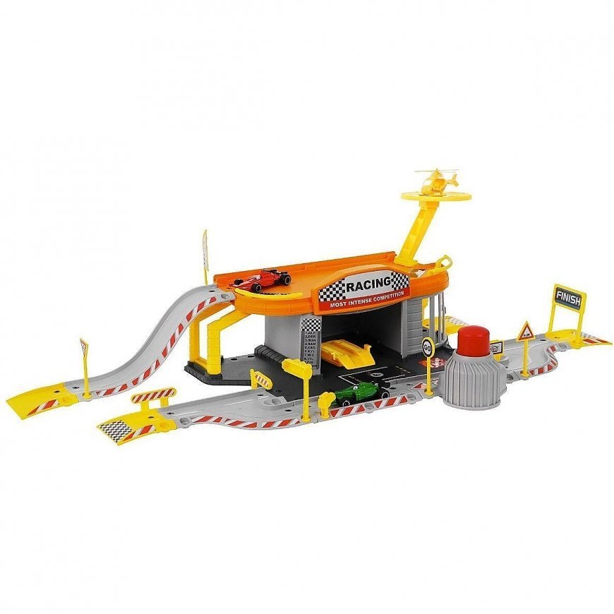 RoGer Parking Garage with Racing Vehicles