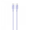 Kabelis USB Usams Kabelis USB-C ir USB-C PD greitas įkrovimas 1,2 m 100 W Lithe Series purpurowy/violetinė SJ567USB03 (US-SJ567) Kabelis USB Usams Kabelis USB-C ir USB-C PD greitas įkrovimas 1,2 m 100 W Lithe Series purpurowy/violetinė SJ567USB03 (US-SJ567)