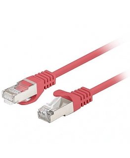 Patchcord kat.6 FTP 0.25m czerwony Fluke Passed Lanberg