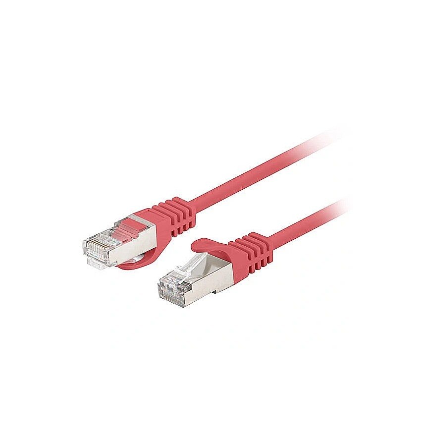 Patchcord kat.6 FTP 0.25m czerwony Fluke Passed Lanberg