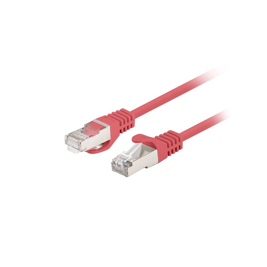 Patchcord kat.6 FTP 0.25m czerwony Fluke Passed Lanberg – 2