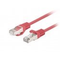 Patchcord kat.6 FTP 0.25m czerwony Fluke Passed Lanberg