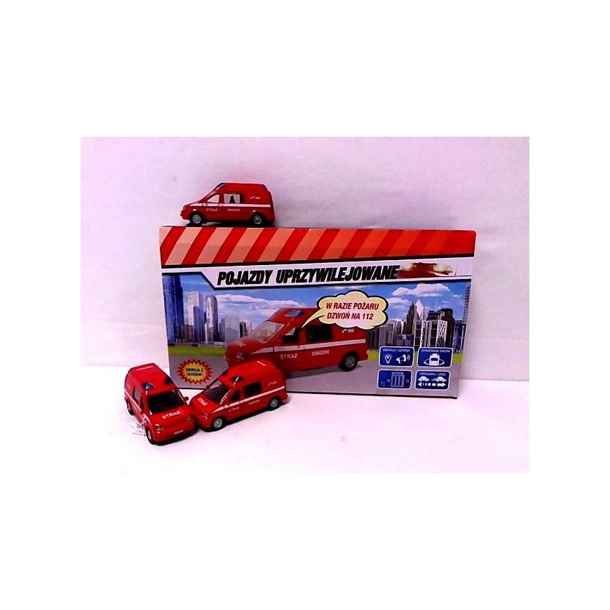 Hipo fire department van, light, sound - HKG077 – 3