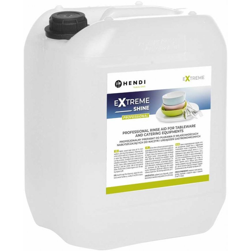 Rinse agent for washing and polishing dishes in catering establishments, 10L - Hendi 975015