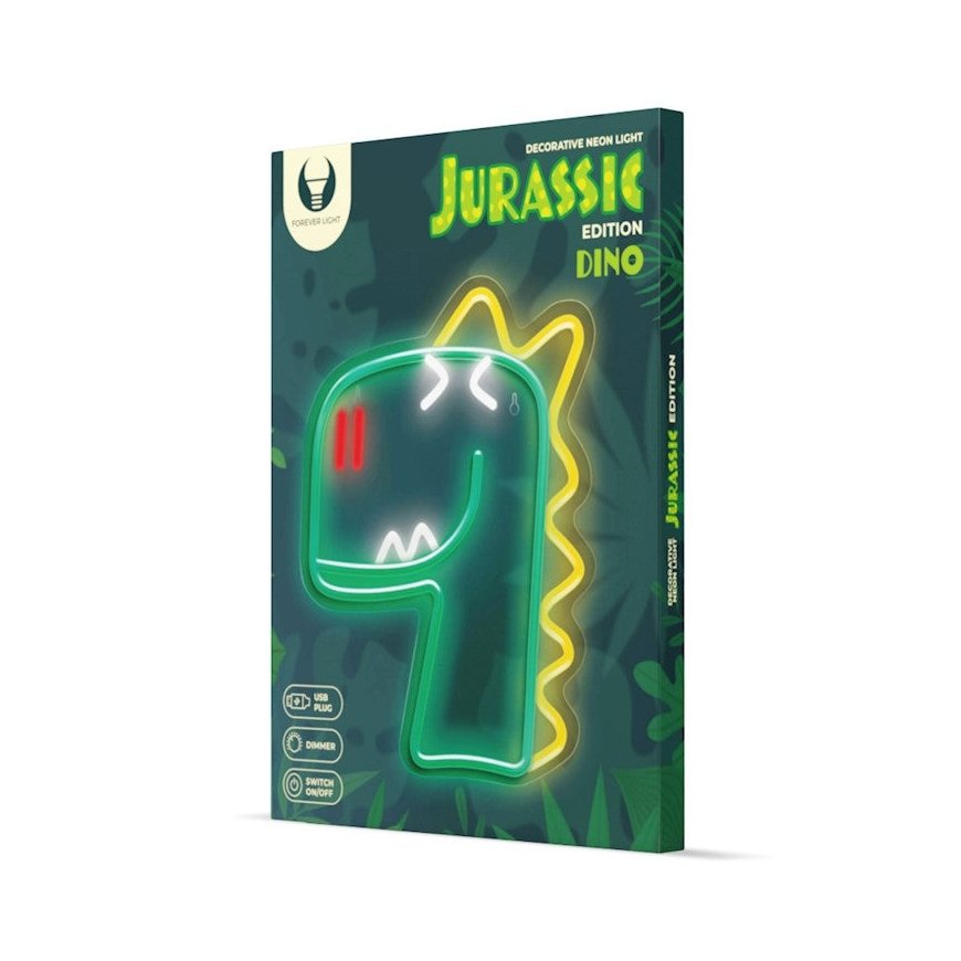 Neon LED JURASSIC DINO green FLNJ02 Forever Light