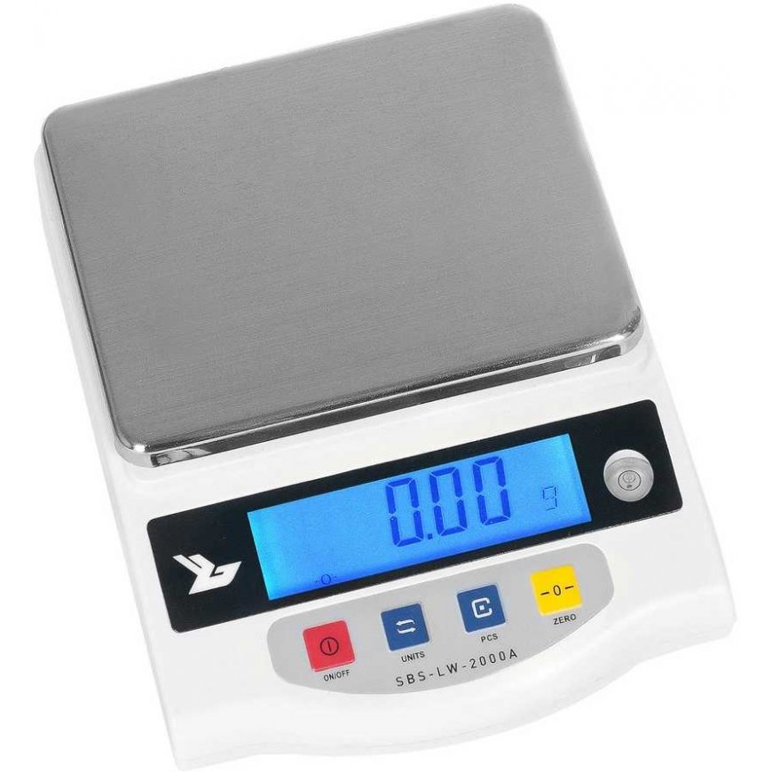 Kitchen scale Steinberg Systems SBS-LW-2000A LCD accurate and precise scale from 0.01 g to 2000 g