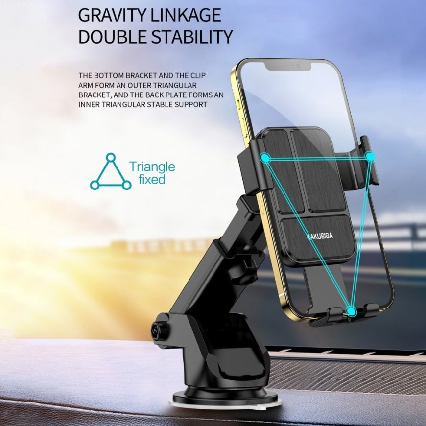 KAKUSIGA KSC-715B universal car holder with black – 2