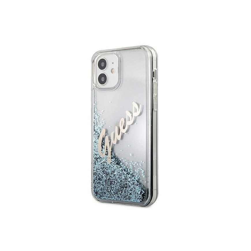 Guess GUHCP12SGLVSBL iPhone 12 mini 5,4" niebieski|blue hardcase