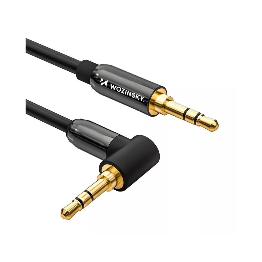 Wozinsky AUX cable angled (male-male) mini