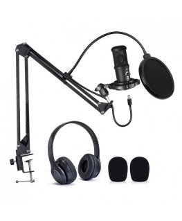 Easypix 62021 microphone Black Studio microphone