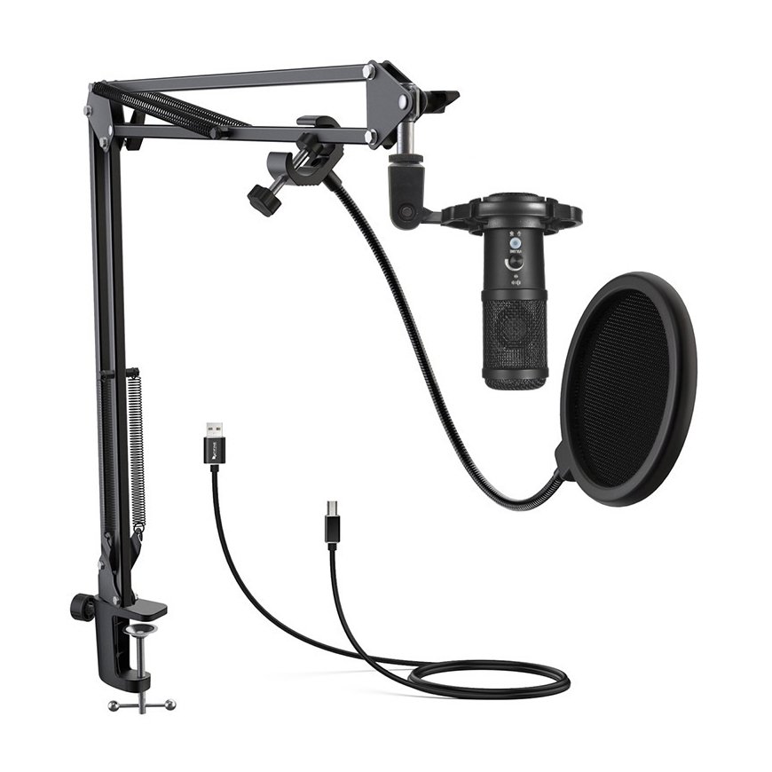 Easypix 62021 mikrofoni Musta Studiomikrofoni – 4