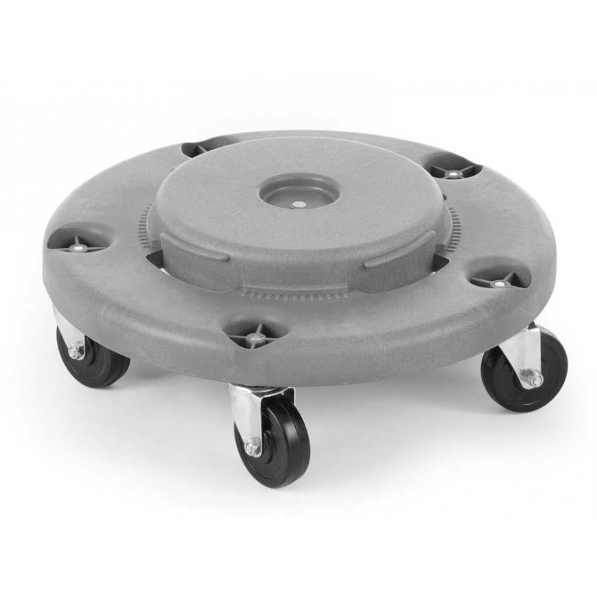 Amer Box Trolley base on wheels for 120L round kitchen waste container – 3