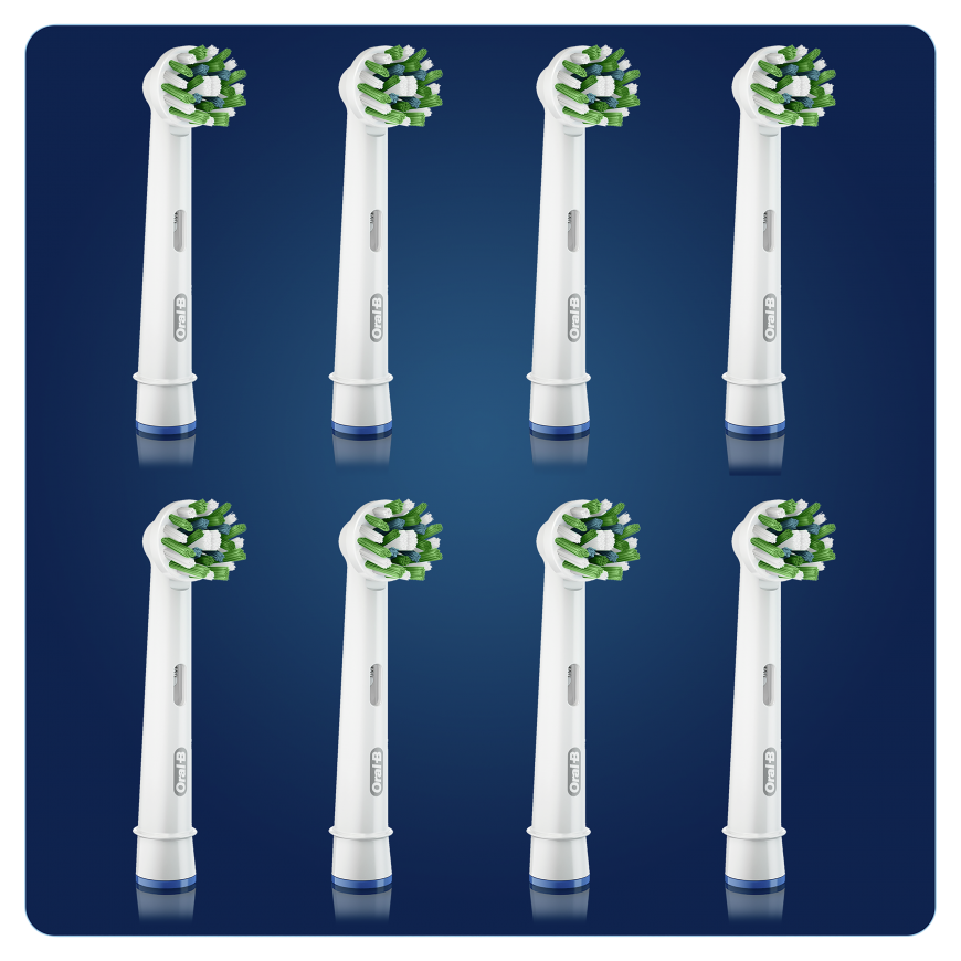 Toothbrush EB50-8 Braun Oral-B Cross Action Electric Toothbrush Heads – 5