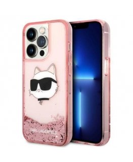 Karl Lagerfeld KLHCP14LLNCHCP Back Case for Apple iPhone 14 Pro