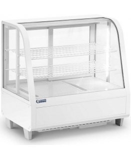 Refrigerator Royal Catering Refrigerator showcase, glass, 3 levels, 100 l - white