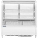 Refrigerator Royal Catering Refrigerator showcase, glass, 3 levels, 100 l - white Refrigerator Royal Catering Refrigerator showcase, glass, 3 levels, 100 l - white