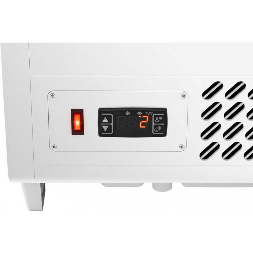 Refrigerator Royal Catering Refrigerator showcase, glass, 3 levels, 100 l - white – 3