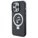 Case Karl Lagerfeld Ring Stand Karl&Choupette MagSafe case for iPhone 13 Pro Max - black Case Karl Lagerfeld Ring Stand Karl&Choupette MagSafe case for iPhone 13 Pro Max - black