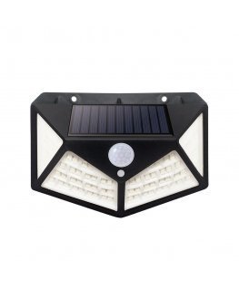 SUNARI Solar Lamp LED FLS-65 100*SMD PIR 6W 480lm 6000K 1200mAh