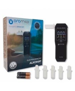 Oromed ALK_ORO-X10 PRO alkometrs 0 - 4% 0,05% Melns