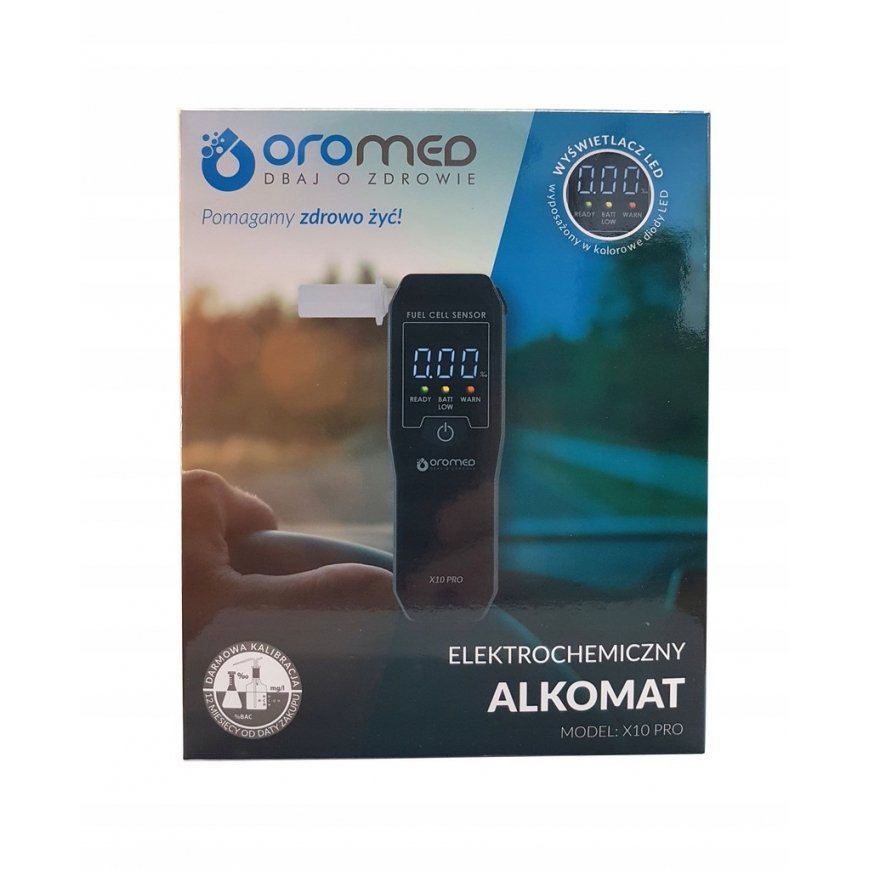 Oromed ALK_ORO-X10 PRO alkomeeter 0 - 4 protsenti 0,05 protsenti Must – 2