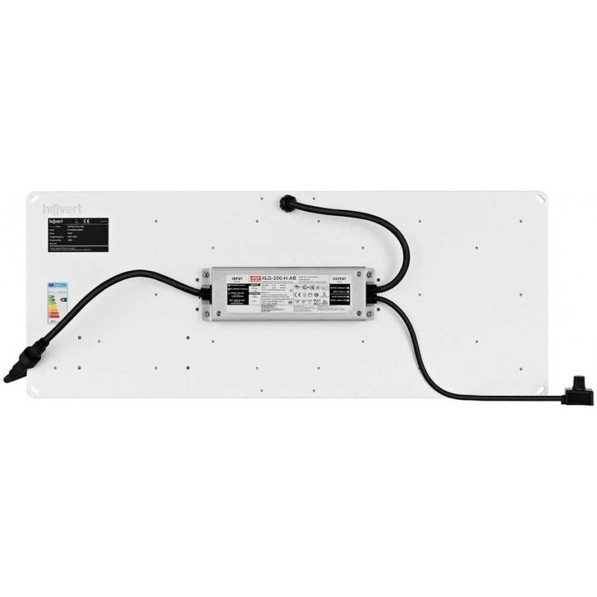 Hillvert Augalų augimo lempa viso spektro 60 x 24 cm 468 LED 220 W sidabrinė – 3