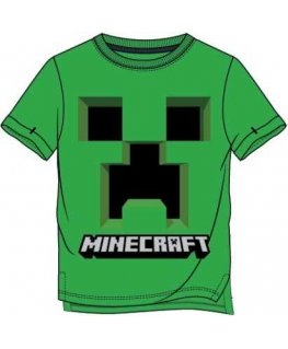 Minecraft Creepy Creeper Green Shirt | 12 years