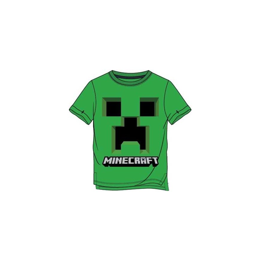 Minecraft Creepy Creeper Green Shirt | 12 years