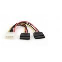Gembird CC-SATA-PSY-0.3M кабель SATA 0,3 m Разноцветный