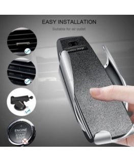 RoGer S5 Car Holder with Wireless Charging 10W for smartphones