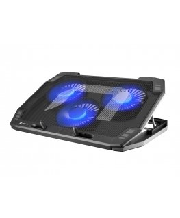 NATEC Oriole laptop cooling pad 43.9 cm (17.3") 1280 RPM Black