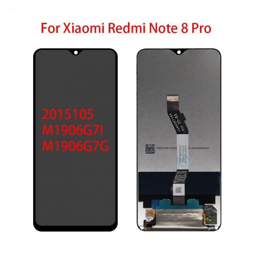 LCD Display + Touch Unit for Xiaomi Redmi Note 8 Pro Black – 2