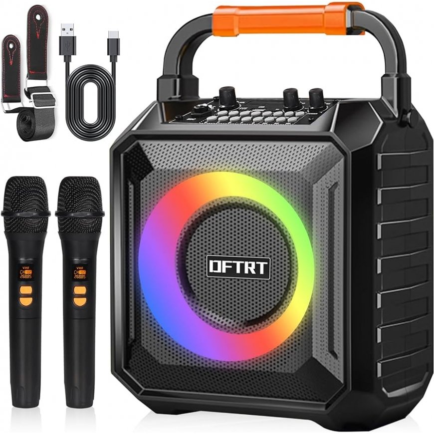 Goodbuy LED 360 karaoke microphone with speaker bluetooth | 5W |