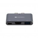 Canyon CNS-TDS01DG laptop dock/port replicator Grey Canyon CNS-TDS01DG laptop dock/port replicator Grey