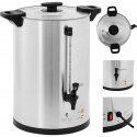 Royal Catering Zaparzacz do kawy herbaty su kranem 20 l 1650 W sidabrinė