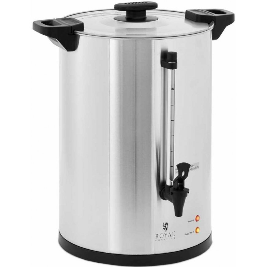 Royal Catering Zaparzacz do kawy herbaty su kranem 20 l 1650 W sidabrinė – 2