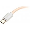 Ducky Premicord Cotton Candy Coiled Cable, USB Type C to Type A - 1.8m Ducky Premicord Cotton Candy Coiled Cable, USB Type C to Type A - 1.8m