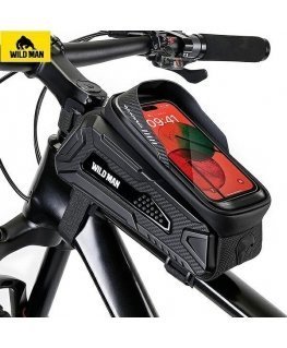 Etui|uchwyt rowerowy WILDMAN M M30 sakwa na ramę czarna|black