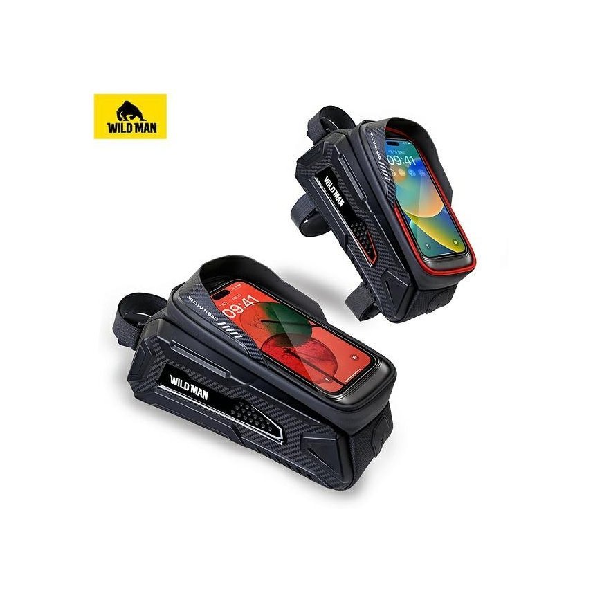 Etui|uchwyt rowerowy WILDMAN M M30 sakwa na ramę czarna|black – 2