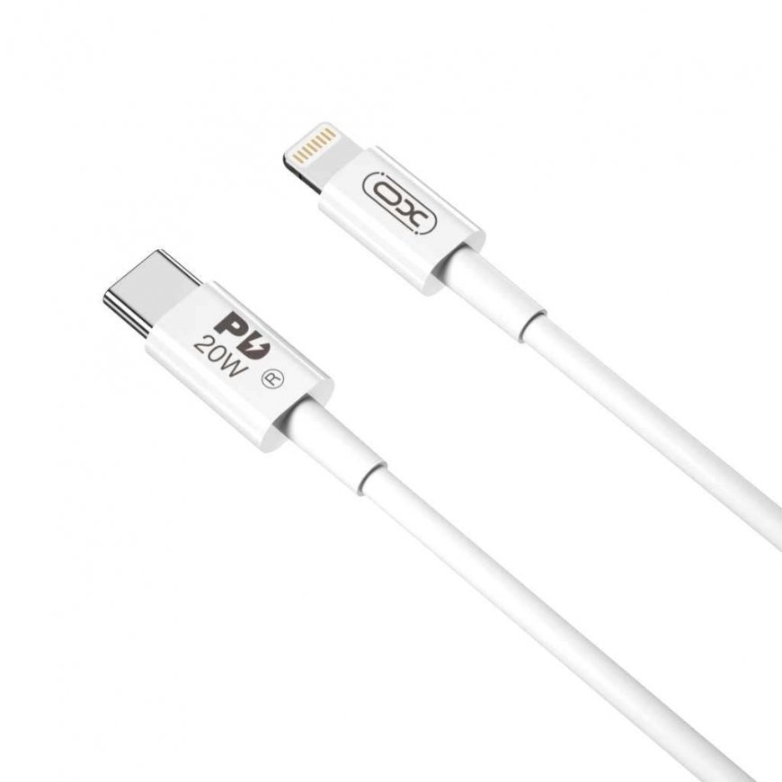 XO cable NB-Q189A PD USB-C - Lightning 1,0m 20W white – 2