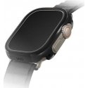 Uniq Valencia Apple Watch Ultra 49mm case. black/midnight black